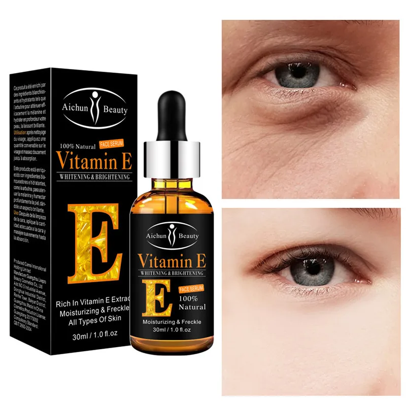 30ml Eye Serum Vitamin E Serum Anti-Wrinkle Anti-Age Whiten Lightening Dark circles Eye Care Essence Against Puffiness And Bags
30ml Eye Serum Vitamin E Serum Anti-Wrinkle Anti-Age Whiten Lightening Dark circles Eye Care Essence Against Puffiness And Bags