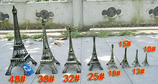 5cm-48cm Antiques Bronze Tone Curio Paris Eiffel Tower Figurine Statue Metal Crafts Vintage Model Decor For Wedding Decoration
5cm-48cm Antiques Bronze Tone Curio Paris Eiffel Tower Figurine Statue Metal Crafts Vintage Model Decor For Wedding Decoration