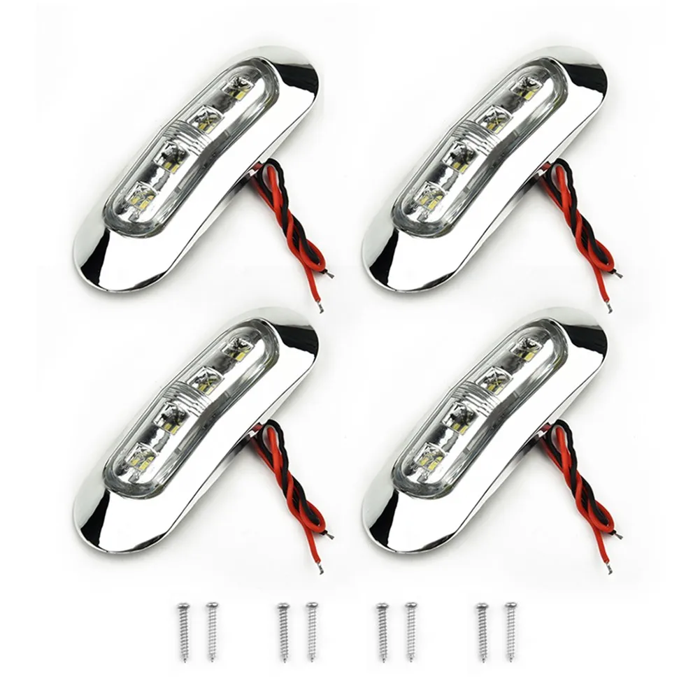 4pcs Light LED Lights Marine White 12V-24V Accessories Boat Cabin Deck Courtesy Lights Stair 1.5W Durable Practical
4pcs Light LED Lights Marine White 12V-24V Accessories Boat Cabin Deck Courtesy Lights Stair 1.5W Durable Practical