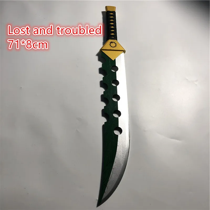 

The Seven Deadly Sins sword Meliodas Knife Lost and troubled sword cosplay 1:1 Prop weapon Props Knife 71*8cm