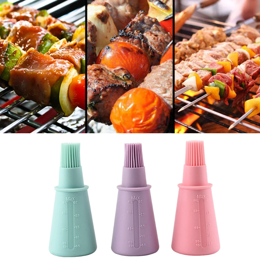1pc Silicone Straight Body Oil Bottle Brush BBQ Oil Brush With Scale Brush Sauce Bottle Brush Baking Cake Brush Kitchen Tool
1pc Silicone Straight Body Oil Bottle Brush BBQ Oil Brush With Scale Brush Sauce Bottle Brush Baking Cake Brush Kitchen Tool
