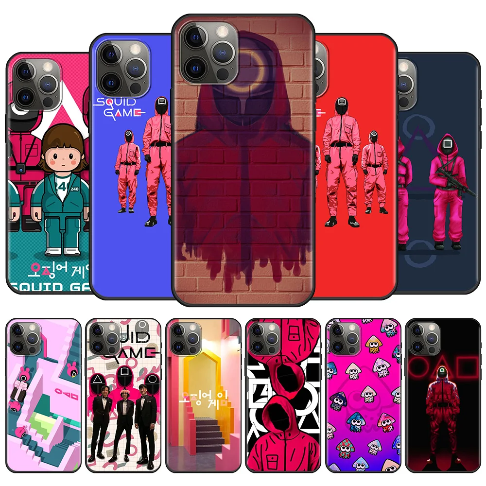 Phone Case For Apple iPhone 11 13 12 Pro Max Mini XR X 7 6S 8 Plus 5 5S XS SE(2020) Silicone Coque Horro Squid Game
Phone Case For Apple iPhone 11 13 12 Pro Max Mini XR X 7 6S 8 Plus 5 5S XS SE(2020) Silicone Coque Horro Squid Game