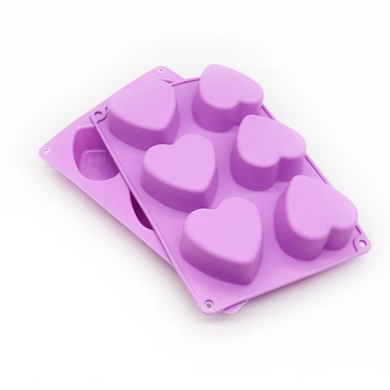 6 Heart Cake Mold Resin Mould Food Grade Silicone Cake Mold Heart-shaped Chocolate Mold Baking Accessories Porcelana Fria Mould 
6 Heart Cake Mold Resin Mould Food Grade Silicone Cake Mold Heart-shaped Chocolate Mold Baking Accessories Porcelana Fria Mould