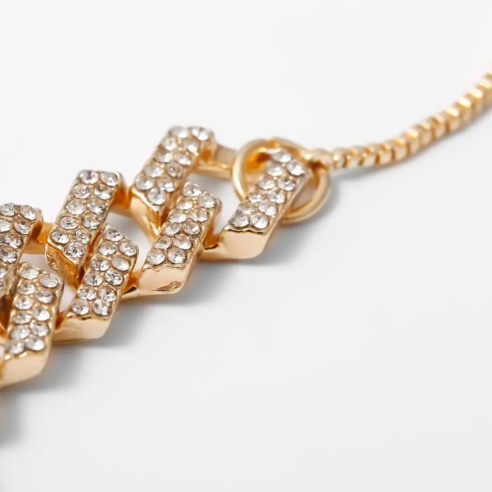 IngeSight.Z Punk Hip Hop Luxury Shiny Rhinestones Curb Cuban Choker Necklaces Collar for Women Adjustable Long Necklaces Jewelry
IngeSight.Z Punk Hip Hop Luxury Shiny Rhinestones Curb Cuban Choker Necklaces Collar for Women Adjustable Long Necklaces Jewelry