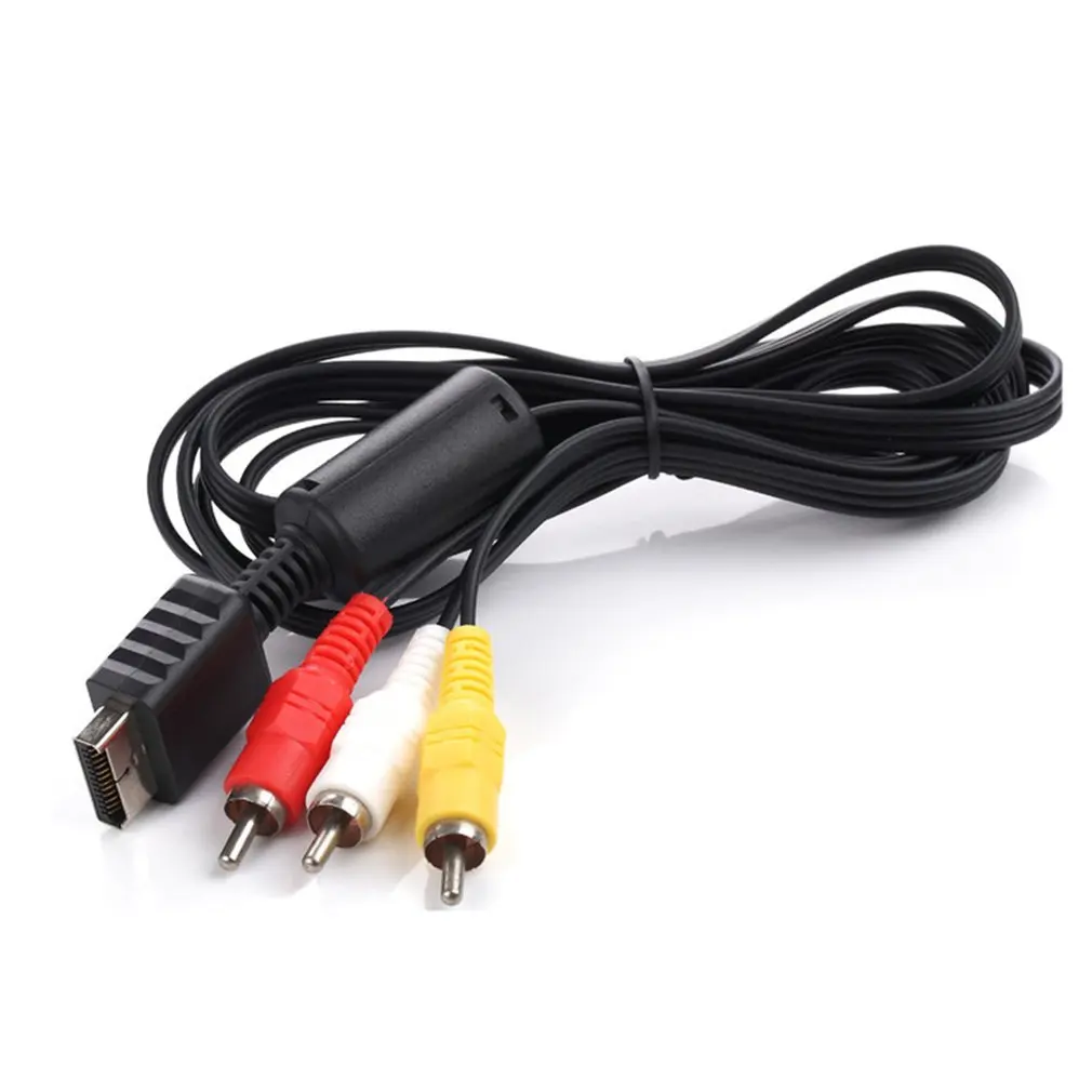 Кабель для преобразования Av 1 8 м Ps2/ps3 прочный медный материал аксессуары игр