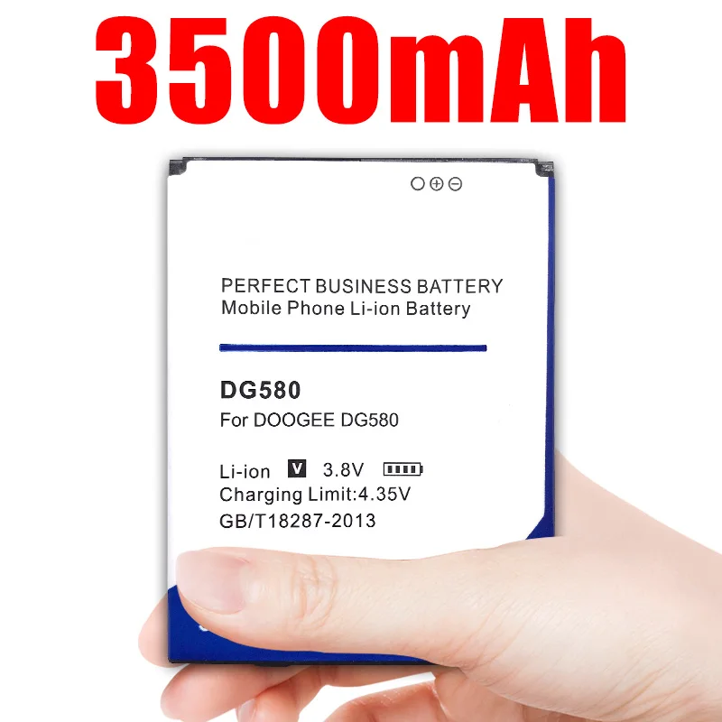 Аккумулятор для телефона 3500 мАч запасной литий-ионный аккумулятор DOOGEE KISSME фото с