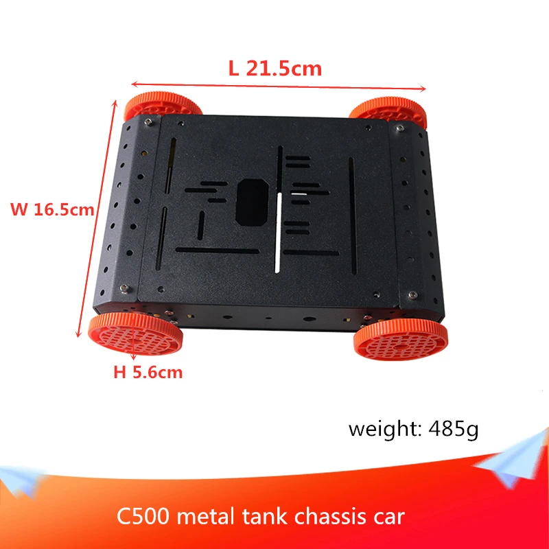 DIY C500 RC Control Metal Tank Chassis Aluminum Alloy Frame Smart Car Excellent Performance for Maker Learning Competition
DIY C500 RC Control Metal Tank Chassis Aluminum Alloy Frame Smart Car Excellent Performance for Maker Learning Competition