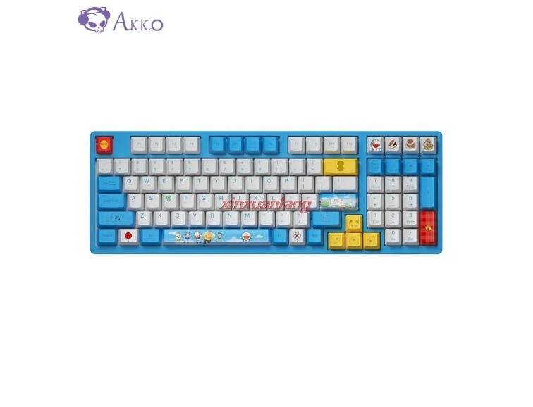 

Проводная Механическая игровая клавиатура AKKO 3098 Doramon, 98 клавиш, PBT, компьютерный геймер, Type-C, AKKO Switch