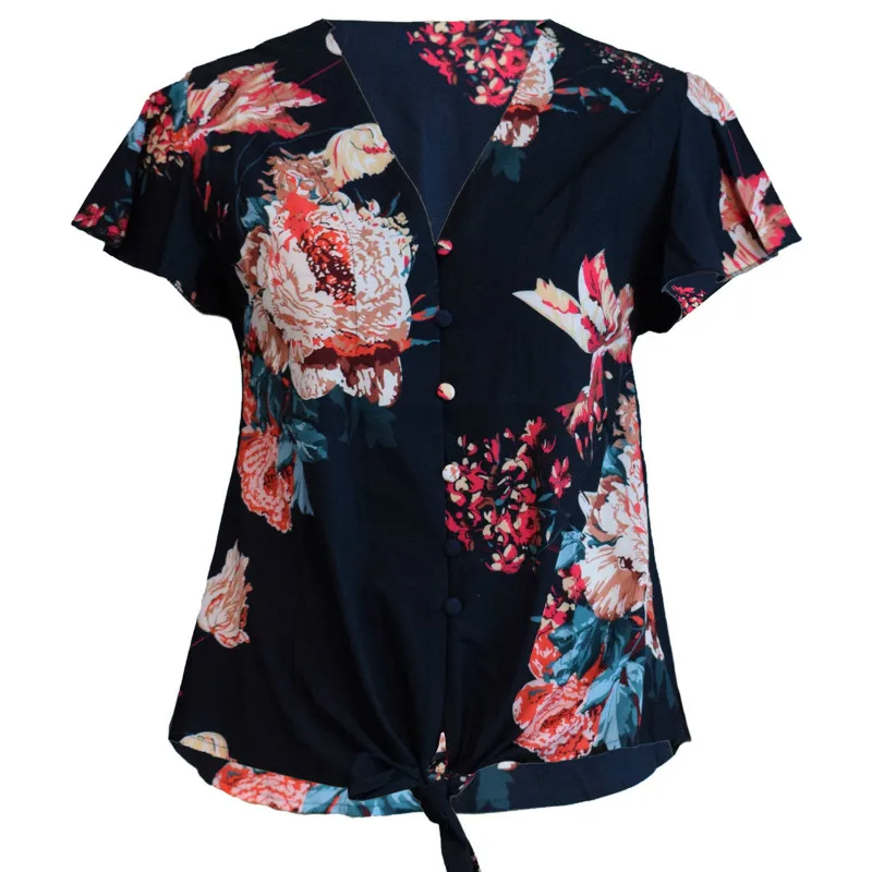 2019 Women Tops Chiffon Blouse Solid Color V-neck Slimming Type Butterfly Sleeve Short Sleeve Size S To XL Long Length Shirt
2019 Women Tops Chiffon Blouse Solid Color V-neck Slimming Type Butterfly Sleeve Short Sleeve Size S To XL Long Length Shirt