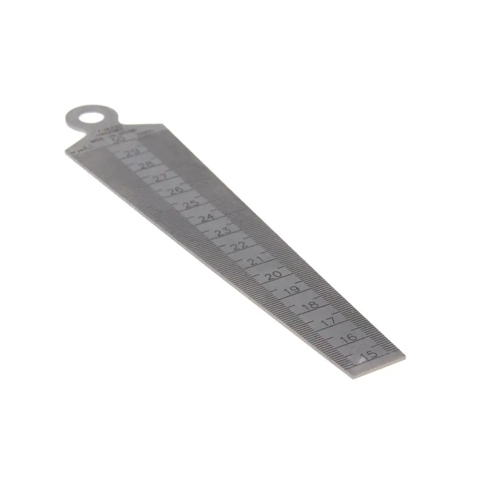 Utoolmart Silver Taper Gauge 1~10mm 1~15mm 15~30mm 30~45mm 45~60mm Stainless Steel Gap Hole Ruler Measuring Inspection Tool 1pcs
Utoolmart Silver Taper Gauge 1~10mm 1~15mm 15~30mm 30~45mm 45~60mm Stainless Steel Gap Hole Ruler Measuring Inspection Tool 1pcs