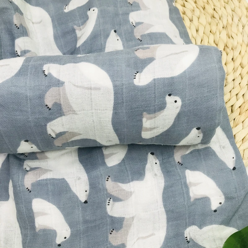 Ins/Лидер продаж 120X110cm 100% хлопковая муслиновая пеленка Обёрточная бумага Одеяло