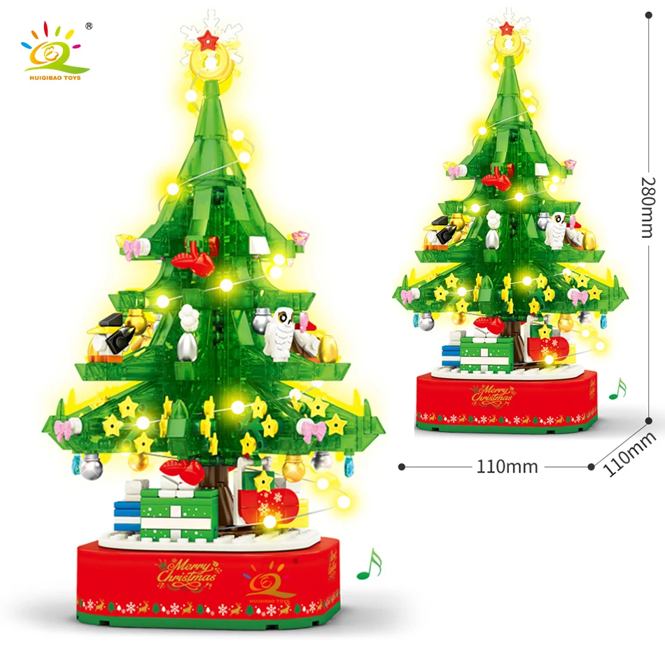 HUIQIBAO 486Pcs City Santa Claus Christmas Tree Rotating Light Music Box Model Building Blocks Children New Year DIY Bricks Gift
HUIQIBAO 486Pcs City Santa Claus Christmas Tree Rotating Light Music Box Model Building Blocks Children New Year DIY Bricks Gift