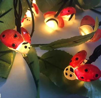 New Seven-Star Ladybug Beetle Battery Box Led Light String Christmas Party Decoration Lantern Led Light Birthday Decorative
New Seven-Star Ladybug Beetle Battery Box Led Light String Christmas Party Decoration Lantern Led Light Birthday Decorative