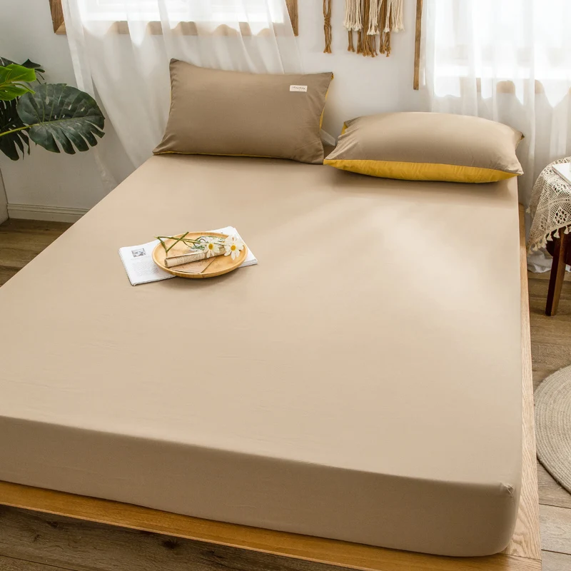 Solid Color Elastic Fitted Sheet High Quality Mattress Cover Queen Double Size Bedsheets 1pcs Bed Linens 150x200cm 180x200cm
Solid Color Elastic Fitted Sheet High Quality Mattress Cover Queen Double Size Bedsheets 1pcs Bed Linens 150x200cm 180x200cm