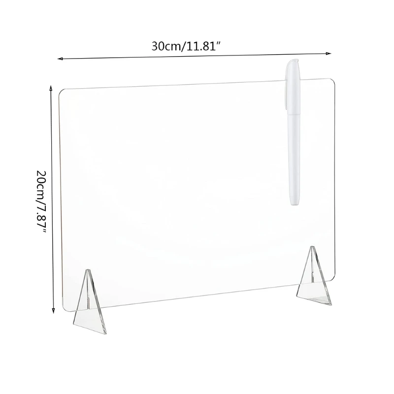 B2EF Acrylic Memo Tablet Erasable Board Whiteboard Kitchen Menu Libraries for Doing List for Office Schedules Marker Pen
B2EF Acrylic Memo Tablet Erasable Board Whiteboard Kitchen Menu Libraries for Doing List for Office Schedules Marker Pen