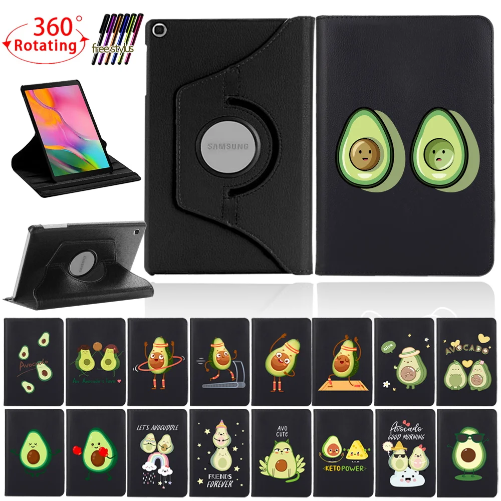 For Samsung Galaxy Tab A 10.1 2019/T510 T515/Tab S6 Lite P610 P615 Avocado 360 Rotating Stand Tablet Leather Stand Cover Case 
For Samsung Galaxy Tab A 10.1 2019/T510 T515/Tab S6 Lite P610 P615 Avocado 360 Rotating Stand Tablet Leather Stand Cover Case