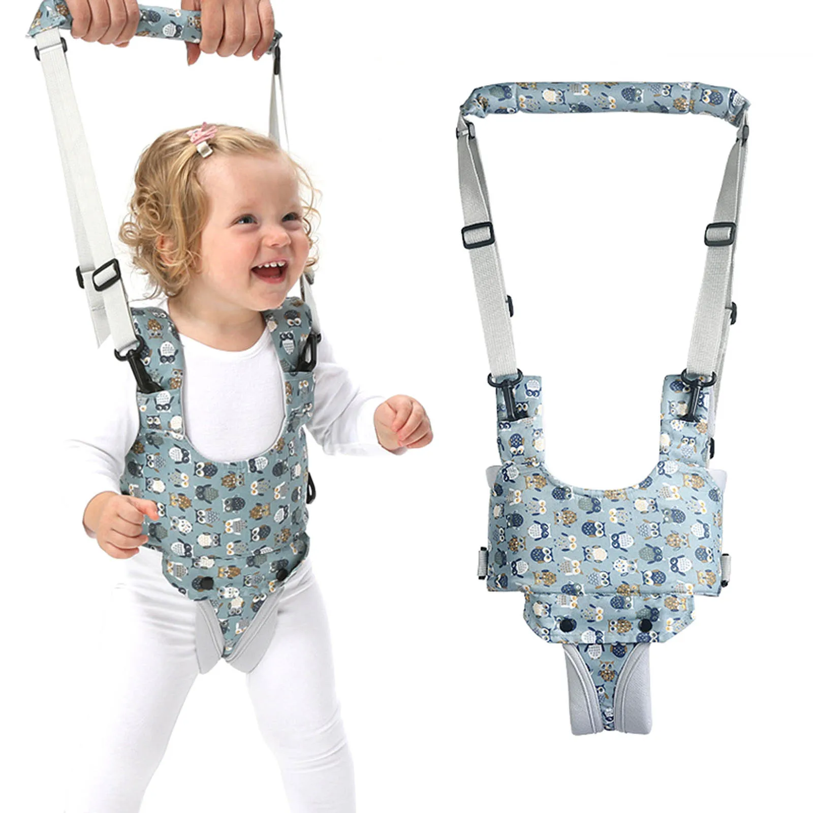

2021 Brand New Kid Baby Infant Toddler Harness Walk Learning Assistant Walker Jumper Strap Belt Safety Adjustable Reins Harness