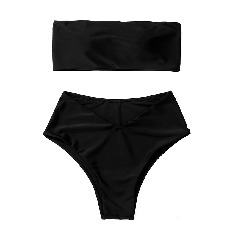 ZTVitality Strapless Black Bikinis Sexy Bikini 2021 Newest Padded Bra High Waist Swimsuit Female Solid Brazilian Swimwear Women 
ZTVitality Strapless Black Bikinis Sexy Bikini 2021 Newest Padded Bra High Waist Swimsuit Female Solid Brazilian Swimwear Women