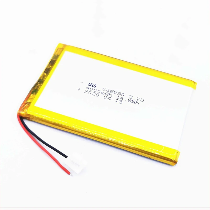 606090 3 7 V 4000mAh перезаряжаемая усовершенствованная литиевая батарея lipopolymer v с