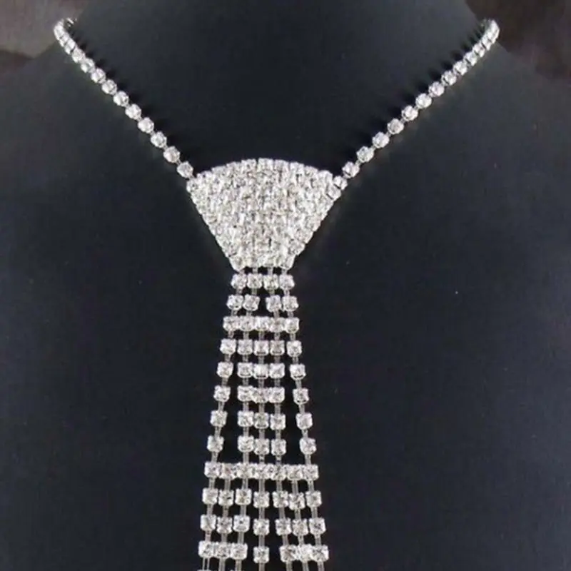 Fashion Luxury Diamond Tie Rhinestone Collar Tie Fashion Wedding Party Accessories Gravatas Neckwear Banquet Tie 2XPC
Fashion Luxury Diamond Tie Rhinestone Collar Tie Fashion Wedding Party Accessories Gravatas Neckwear Banquet Tie 2XPC