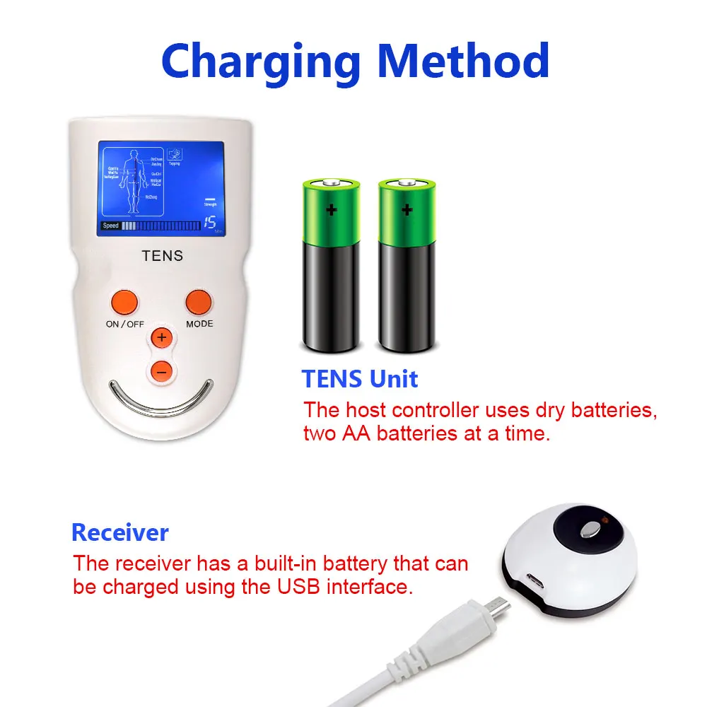 EMS TENS Unit Nerve Massage Rechargeable Electronic Pulse Massager Muscle Stimulator Digital Therapy Machine and Electrode Pads
EMS TENS Unit Nerve Massage Rechargeable Electronic Pulse Massager Muscle Stimulator Digital Therapy Machine and Electrode Pads