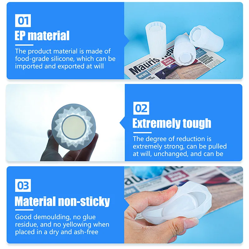 Vase Crystal Epoxy Resin Mold Flowerpot Plant Pot Silicone Mould DIY Crafts Home Decorations Casting Tools
Vase Crystal Epoxy Resin Mold Flowerpot Plant Pot Silicone Mould DIY Crafts Home Decorations Casting Tools