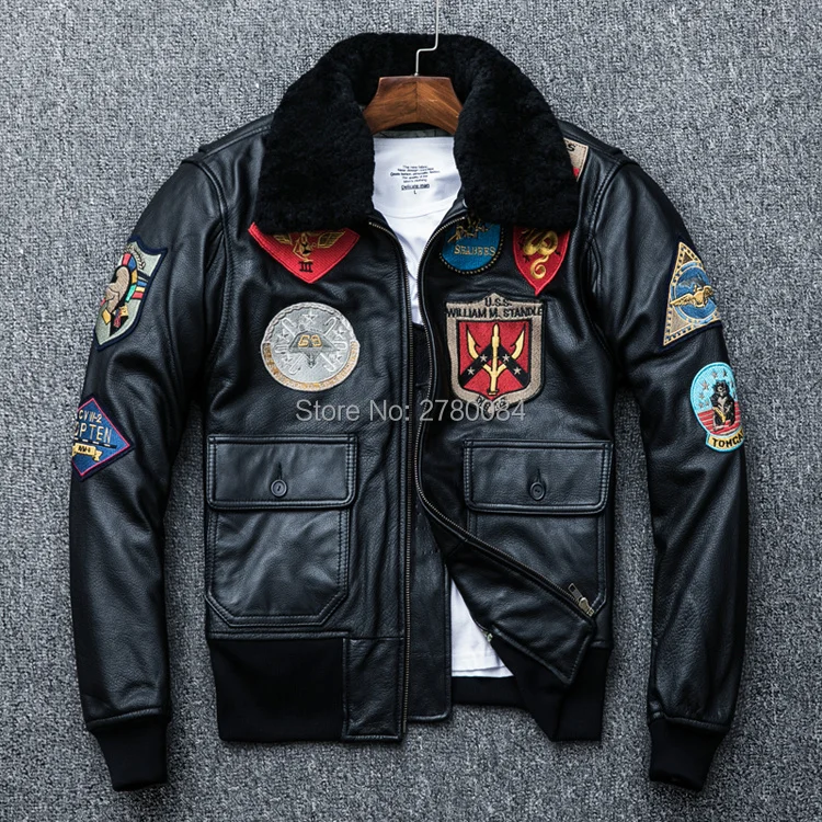genuine leather jacket for men cowhide coat male natural real motorcycle punk suit outwear turn-down fur collar
genuine leather jacket for men cowhide coat male natural real motorcycle punk suit outwear turn-down fur collar
