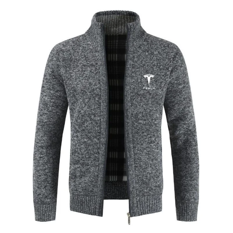 Tesla Fall/Winter 2021 Men's Sweater Coat Wool Sweater Jacket Men's Zipper Knit Warm Sweater Jacket Business Knit Cardigan
Tesla Fall/Winter 2021 Men's Sweater Coat Wool Sweater Jacket Men's Zipper Knit Warm Sweater Jacket Business Knit Cardigan