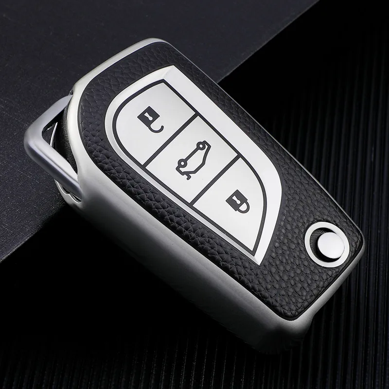 

Durable tough Fashion Remote Car Key Holder Full Cover Case For Toyota Hilux Revo Innova Rav4 Fortuner TPU keyring Accessories