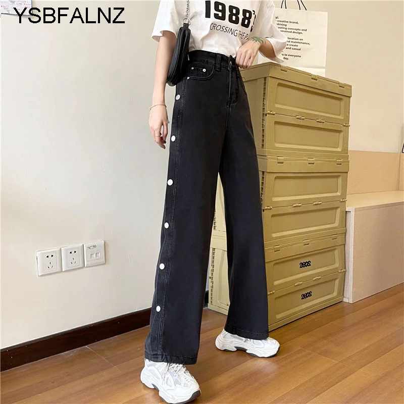 Woman Jeans High Waist Clothes Wide Leg Denim Clothing Blue Streetwear Vintage Quality 2021 Fashion Harajuku Straight Pants New
Woman Jeans High Waist Clothes Wide Leg Denim Clothing Blue Streetwear Vintage Quality 2021 Fashion Harajuku Straight Pants New