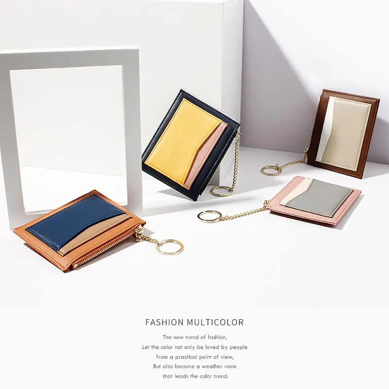 New Women Korean Version Of The Spliced Ladies Wallet Multi-card Zipper Card Holder Ladies Coin Purse
New Women Korean Version Of The Spliced Ladies Wallet Multi-card Zipper Card Holder Ladies Coin Purse