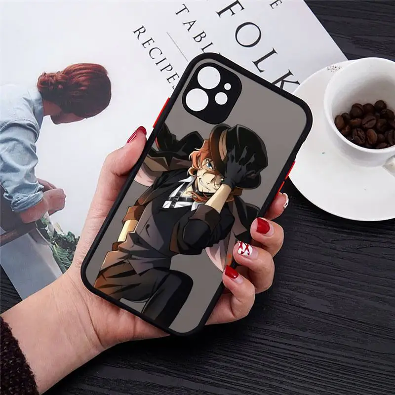 Japan anime bungou stray dogs Phone Case matte transparent For iphone 7 8 11 12 plus mini x xs xr pro max cover
Japan anime bungou stray dogs Phone Case matte transparent For iphone 7 8 11 12 plus mini x xs xr pro max cover