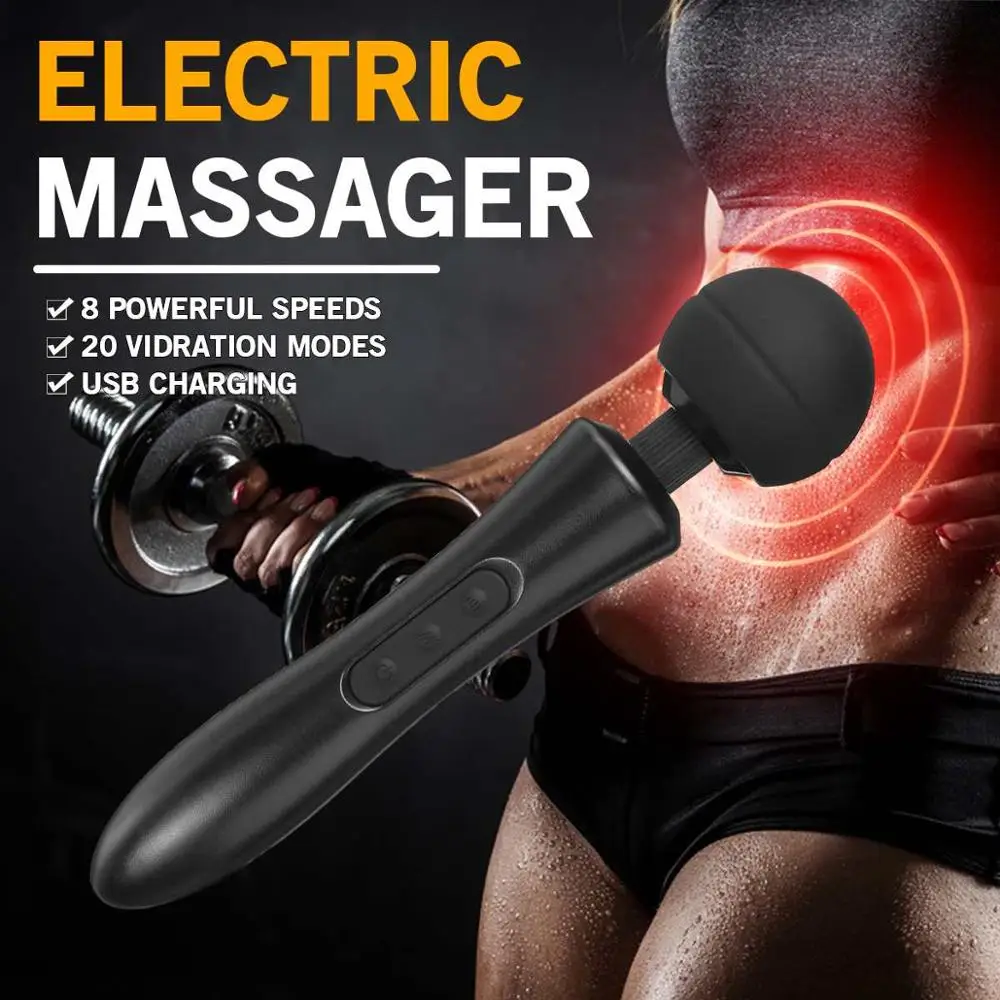 8-speed electric percussion vibration USB rechargeable neck full body massager 110-250V 20 vibration mode relaxation tool
8-speed electric percussion vibration USB rechargeable neck full body massager 110-250V 20 vibration mode relaxation tool