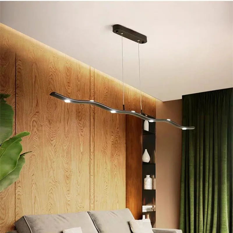 Modern Simple Black/White LED Chandelier Nordic Home Interior Lighting Living Room Bedroom Kitchen Dining Room Pendant Light
Modern Simple Black/White LED Chandelier Nordic Home Interior Lighting Living Room Bedroom Kitchen Dining Room Pendant Light