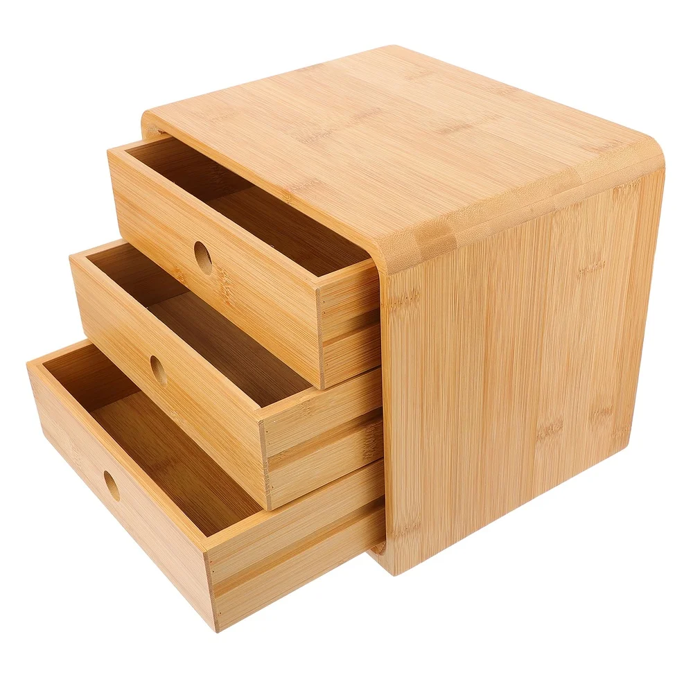1pc Desk Drawer Organizer Bamboo Storage Container Jewelry Case (Three-layer)
1pc Desk Drawer Organizer Bamboo Storage Container Jewelry Case (Three-layer)