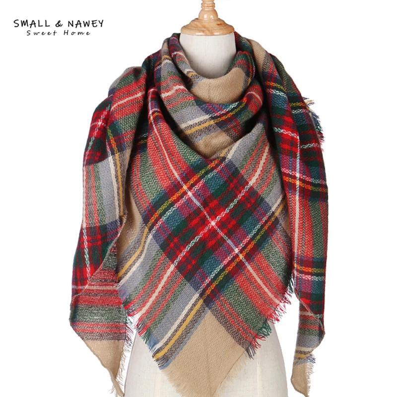 200*140*140CM autumn and winter fashion all-match scarf women imitation cashmere classic lattice triangle warm shawl wholesale
200*140*140CM autumn and winter fashion all-match scarf women imitation cashmere classic lattice triangle warm shawl wholesale