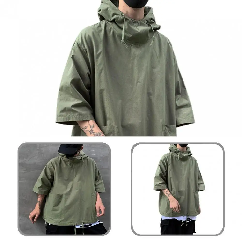 Comfy Fashion Hooded Half Sleeve Pullover Top Sweat-absorbing Pullover Top Large Pockets for Dating
Comfy Fashion Hooded Half Sleeve Pullover Top Sweat-absorbing Pullover Top Large Pockets for Dating
