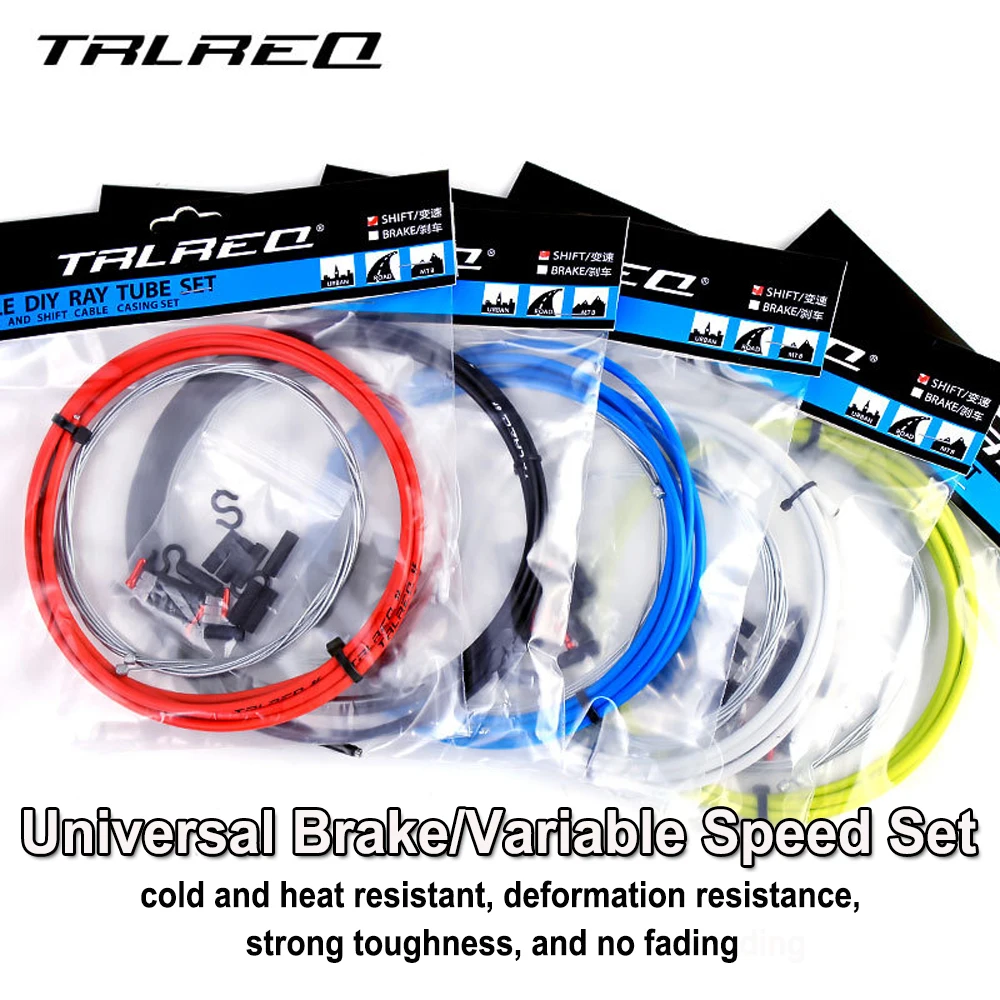Bicycle Brake/Shift Cable&Housing Group Sets For MTB Bike Road Bicycle Variable Speed Derailleur/Brake kits Wire Tube Line Hose
Bicycle Brake/Shift Cable&Housing Group Sets For MTB Bike Road Bicycle Variable Speed Derailleur/Brake kits Wire Tube Line Hose