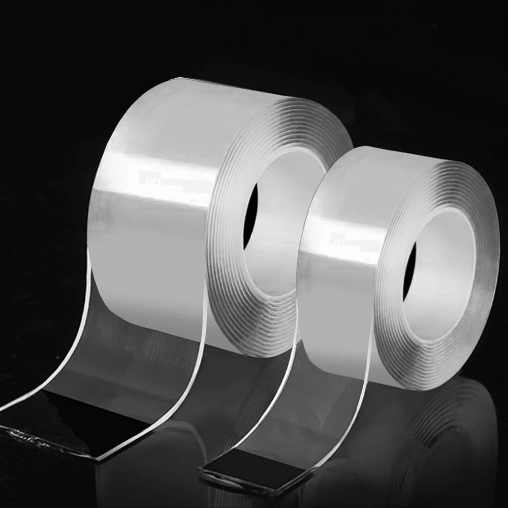 Nano Transparent Tape Universal Tracsless Double Sided Tape No Trace Reusable Waterproof Adhesive Tape Cleanable Home Loop Glue
Nano Transparent Tape Universal Tracsless Double Sided Tape No Trace Reusable Waterproof Adhesive Tape Cleanable Home Loop Glue
