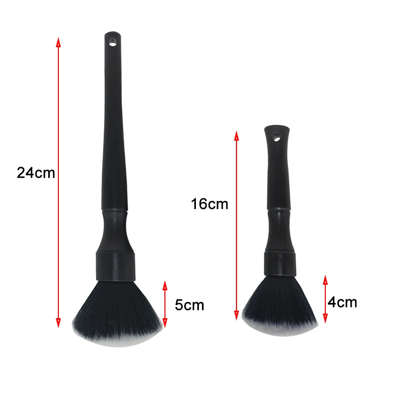 Ultra-Soft Detailing Brush Super Soft Auto Interior Detail Brush With Synthetic Bristles Car Soft brush 2 Pcs/set 
Ultra-Soft Detailing Brush Super Soft Auto Interior Detail Brush With Synthetic Bristles Car Soft brush 2 Pcs/set