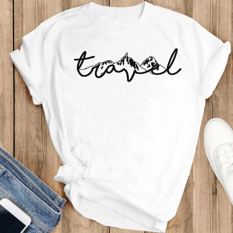 Women Graphic Travel Letter Cute 2022 Camper Cartoon Fashion Summer Female Clothes Print Short Sleeve Tops Tees Tshirt T-shirt
Women Graphic Travel Letter Cute 2022 Camper Cartoon Fashion Summer Female Clothes Print Short Sleeve Tops Tees Tshirt T-shirt