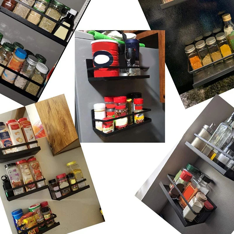 netic Refrigerator Shelf Refrigerator netic Spice Shelf Refrigerator Spice Shelf Kitchen Black Spice Shelf 2Pcs
netic Refrigerator Shelf Refrigerator netic Spice Shelf Refrigerator Spice Shelf Kitchen Black Spice Shelf 2Pcs