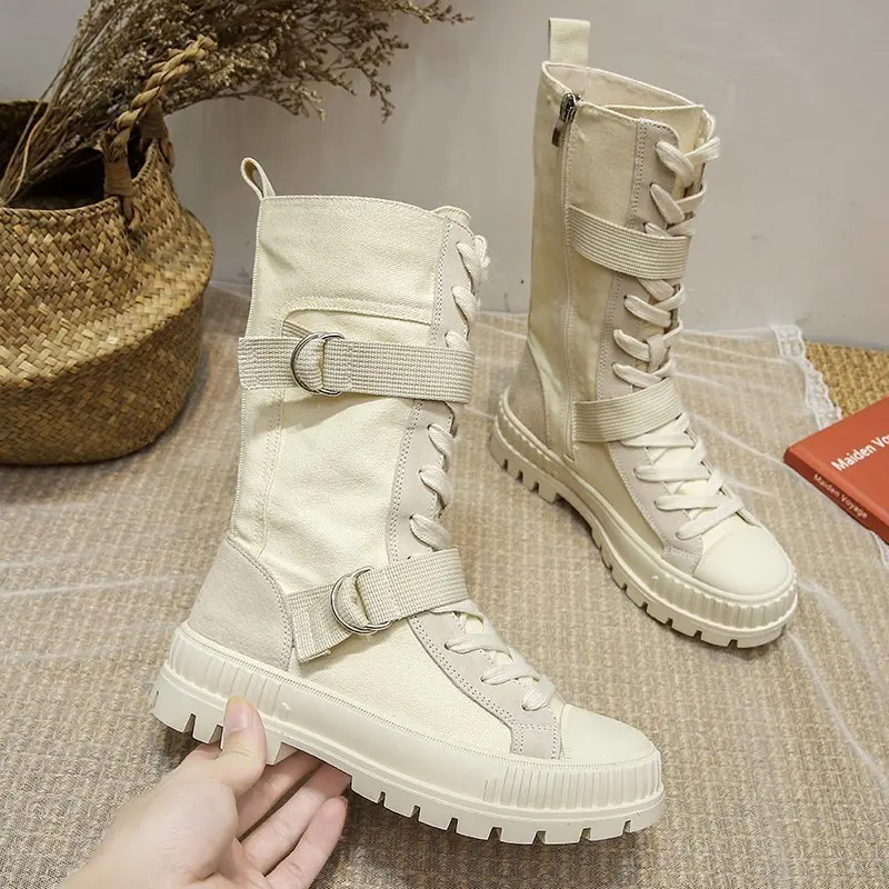 Martin Shoes Spring New Ladies Casual High-top Single Shoes Wear-resistant Non-slip Flat Shoes Short Tube Women's Shoes
Martin Shoes Spring New Ladies Casual High-top Single Shoes Wear-resistant Non-slip Flat Shoes Short Tube Women's Shoes