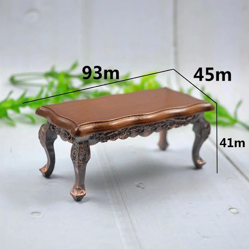 Mini Wooden Coffee Table Simulation Table Furniture Toys 1/12 Dollhouse Miniature
Mini Wooden Coffee Table Simulation Table Furniture Toys 1/12 Dollhouse Miniature