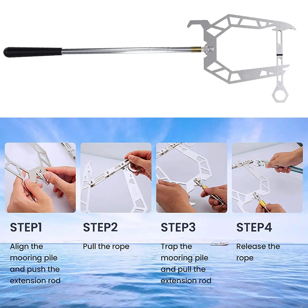 Teepor Mooring Rope U Type Threader Boat Hook Threader Carbon Fiber Telescopic Fishing Rod Fishing Pole Reel Fishing Accessorie
Teepor Mooring Rope U Type Threader Boat Hook Threader Carbon Fiber Telescopic Fishing Rod Fishing Pole Reel Fishing Accessorie