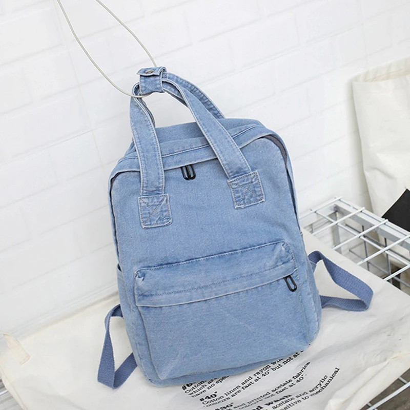 2021 Backpack Women School Large Capacity Travel Backpack for Teenage Female Cowboy School Bags Simple Solid Color Backpacks Bag
2021 Backpack Women School Large Capacity Travel Backpack for Teenage Female Cowboy School Bags Simple Solid Color Backpacks Bag