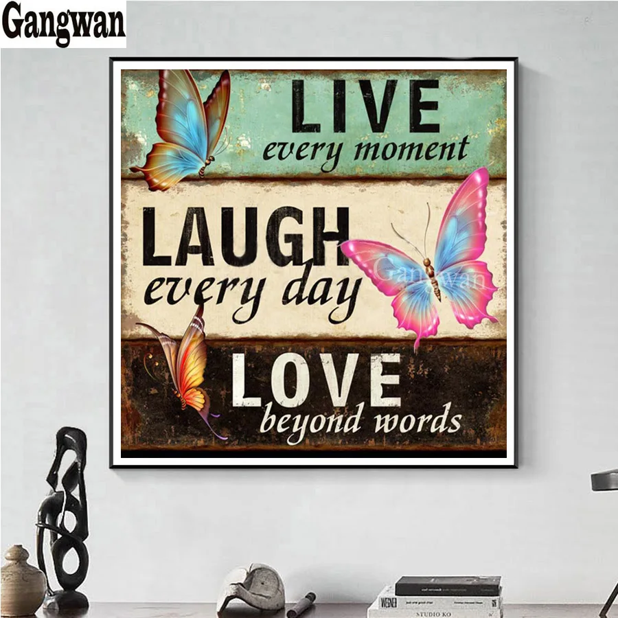 Diamond Painting cute Butterfly live every moment Landscape Full Square Round DIY Diamond Embroidery Clouds Decoration Home Kits
Diamond Painting cute Butterfly live every moment Landscape Full Square Round DIY Diamond Embroidery Clouds Decoration Home Kits