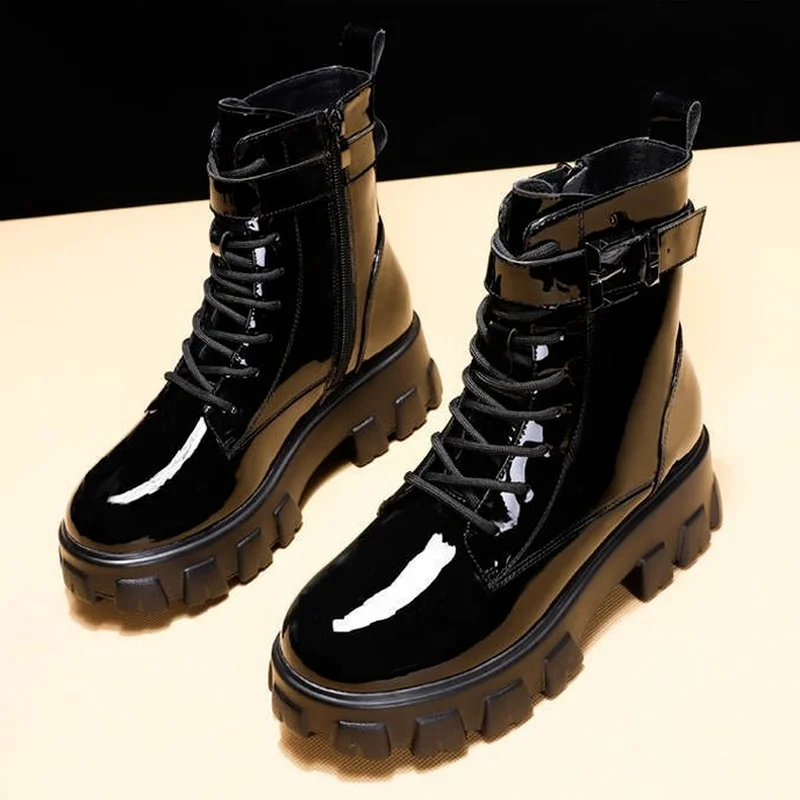 Women Boots Platform Round Head 2022 Comfortable Women Square Heel Boots Winter Warm Fashion Women Boots Gothic Motorcycle Boots
Women Boots Platform Round Head 2022 Comfortable Women Square Heel Boots Winter Warm Fashion Women Boots Gothic Motorcycle Boots