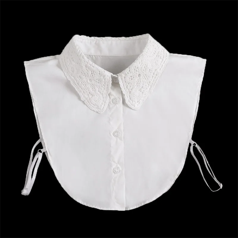Detachable Fake Collar for Women half Shirt Lace Lapel Blouse Top Tie False Collars Lady Clothes Accessories Autumn YSC-14 
Detachable Fake Collar for Women half Shirt Lace Lapel Blouse Top Tie False Collars Lady Clothes Accessories Autumn YSC-14