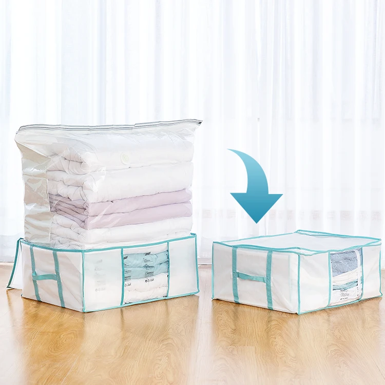 Oxford Fabric Large Capacity Quilts Vacuum Storage Bag Combination Bedding Clothing Organizer Space Saver Storage Box Bin
Oxford Fabric Large Capacity Quilts Vacuum Storage Bag Combination Bedding Clothing Organizer Space Saver Storage Box Bin
